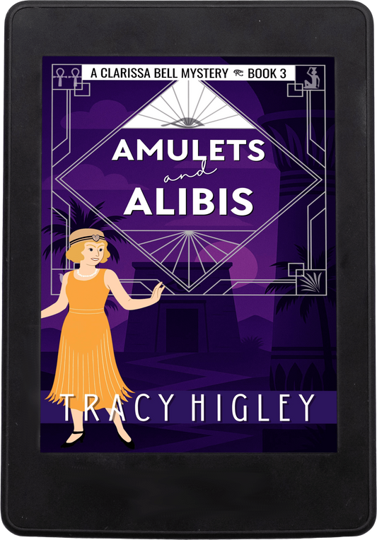Amulets and Alibis - Clarissa Bell Mysteries, Book 3 (Kindle and ePub)